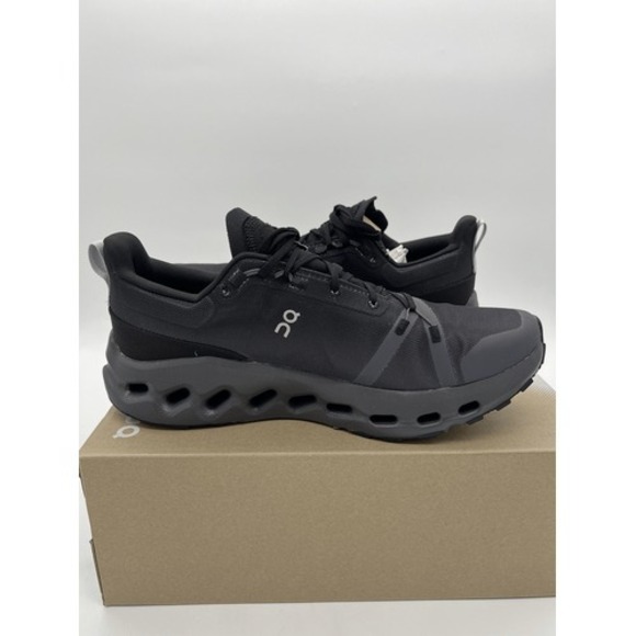 On Cloudsurfer Trail Waterproof Trail Shoes Black Eclipse 3ME10270106 Men\'s 11.5 main image 8